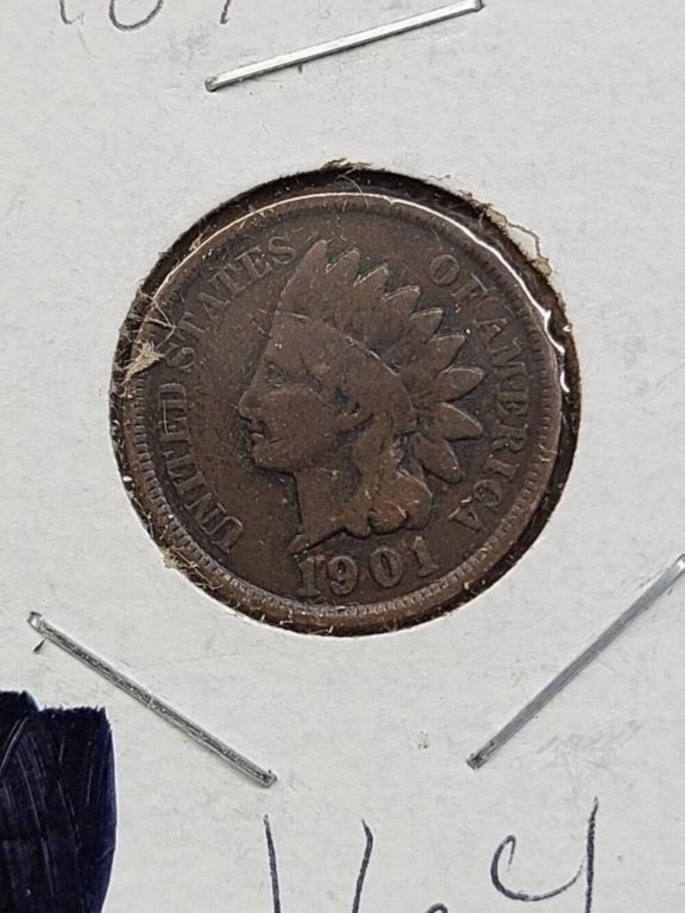 Lot of 8 1900's Indian Head Pennies... Nice Details... In Protective Sleeves